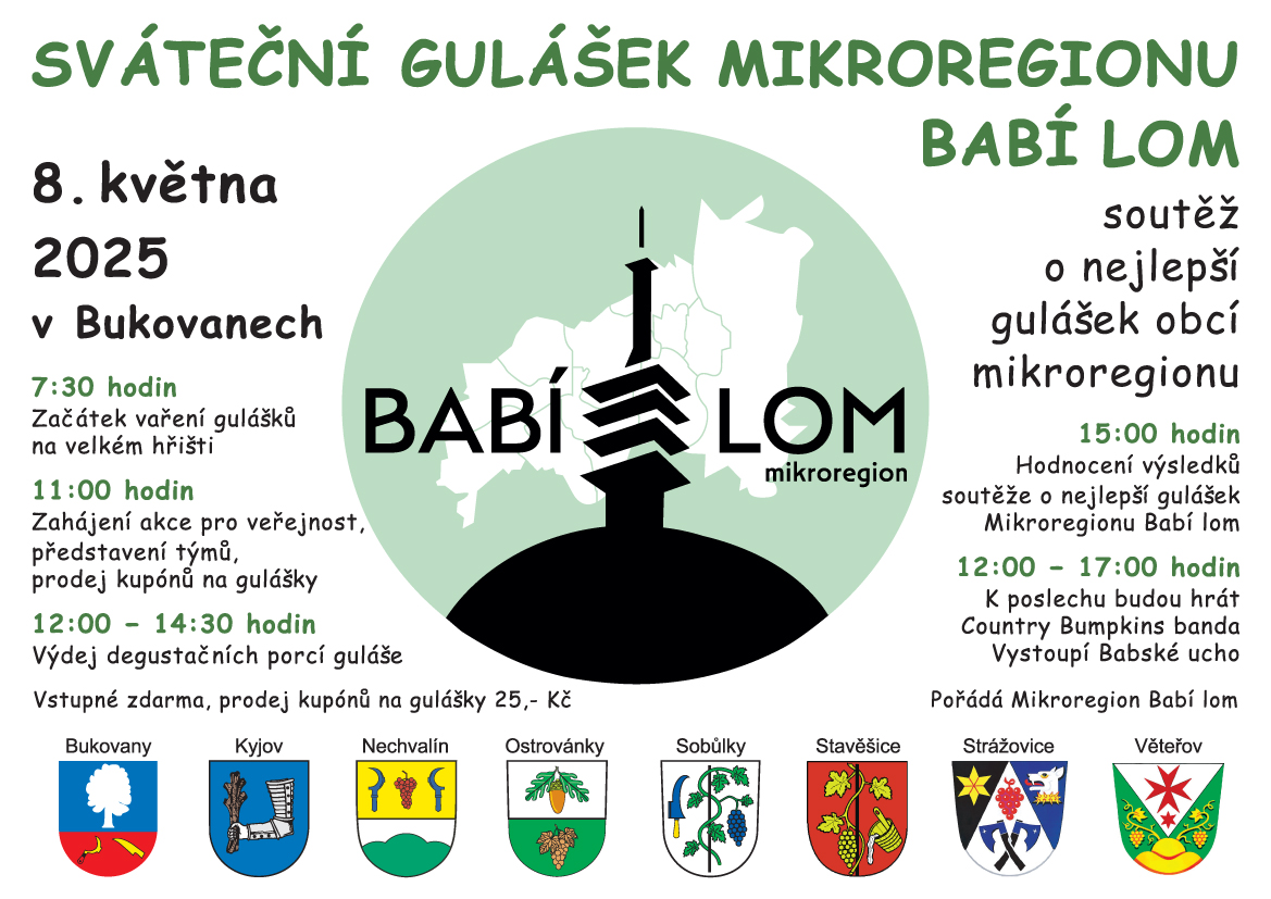 GULASEK Babi Lom plakat 2025 AKTUÁL
